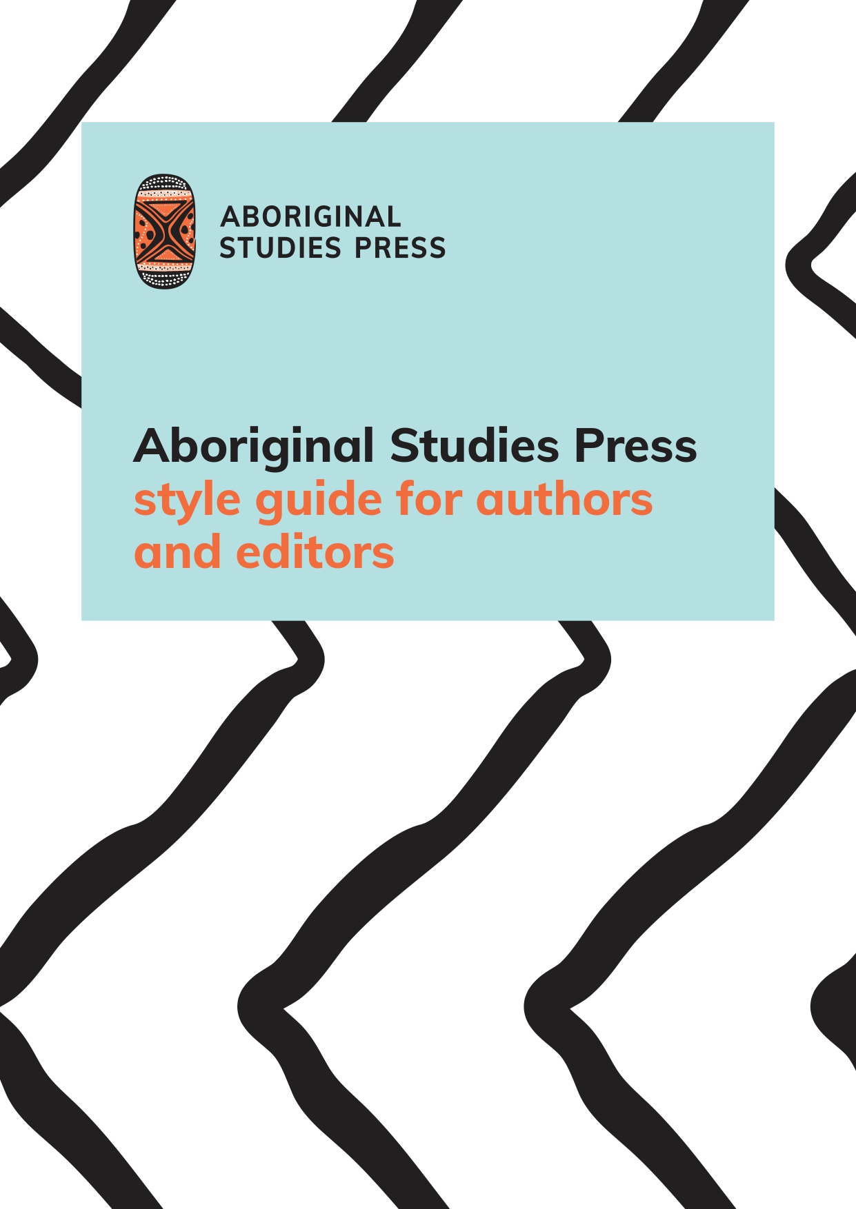 Cover for the Aboriginal Studies Press Style Guide for authors and editors
