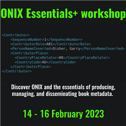 Workshop - ONIX: Essentials+ Feb 2023